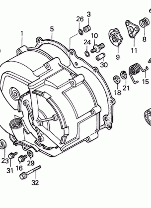 RIGHT CRANKCASE COVER