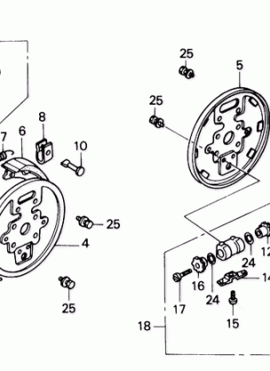 FRONT BRAKE PANEL