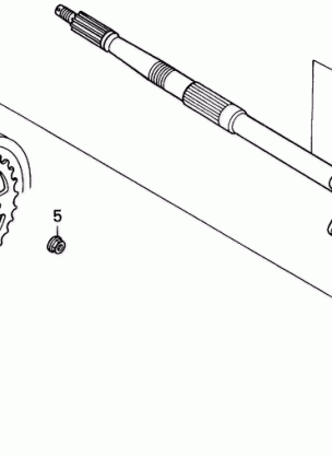 REAR WHEEL AXLE