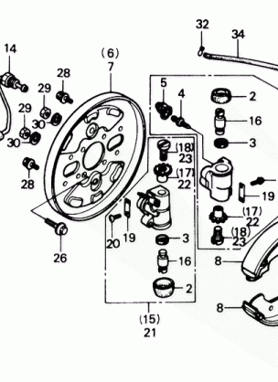 FW FRONT BRAKE PANEL