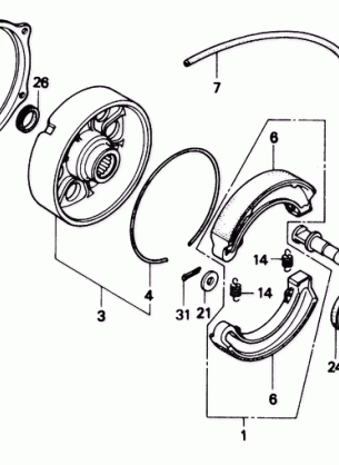 REAR BRAKE PANEL