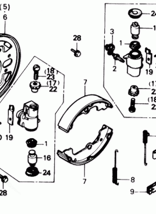 350D FR. BRAKE PANEL 88-89