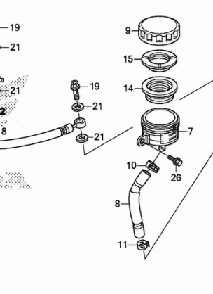 REAR BRAKE MASTER        CYLINDER