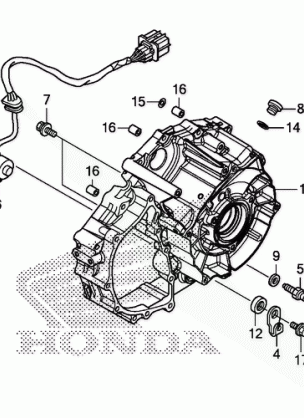 REAR CRANKCASE COVER