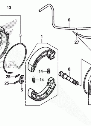 REAR BRAKE PANEL