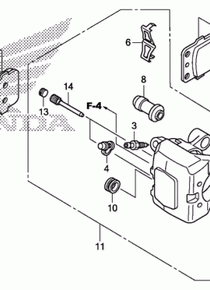 FRONT BRAKE CALIPER