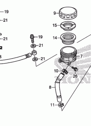 REAR BRAKE MASTER        CYLINDER