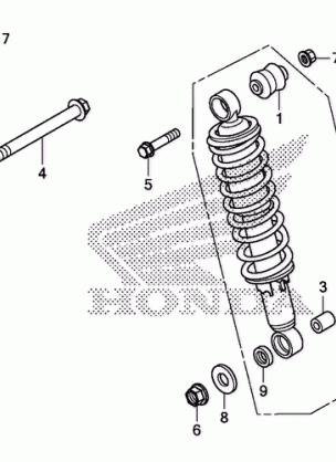 REAR SHOCK ABSORBER