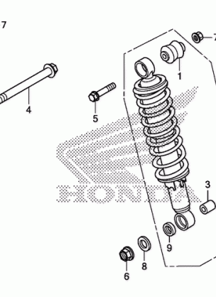 REAR SHOCK ABSORBER