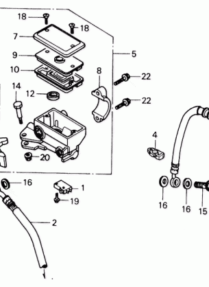 FW FRONT BRAKE MASTER       CYLINDER