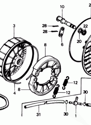 REAR BRAKE PANEL