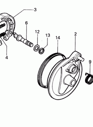 FRONT BRAKE PANEL