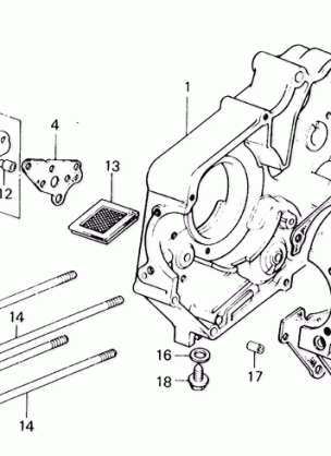 CRANKCASE@OIL PUMP