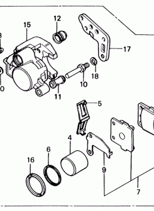 FRONT BRAKE CALIPER