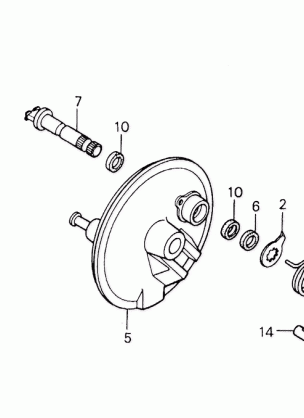 FRONT BRAKE PANEL