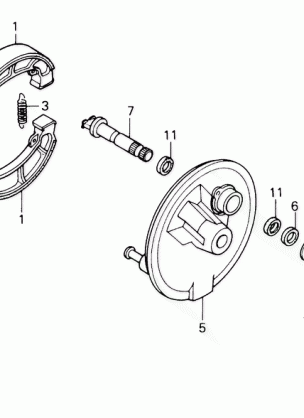 FRONT BRAKE PANEL