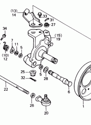 FRONT BRAKE PANEL