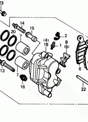 FRONT BRAKE CALIPER