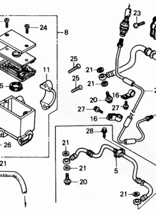 FRONT BRAKE MASTER       CYLINDER