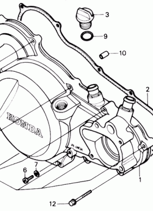 RIGHT CRANKCASE COVER