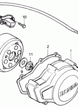 LEFT CRANKCASE COVER