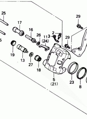 FRONT BRAKE CALIPER