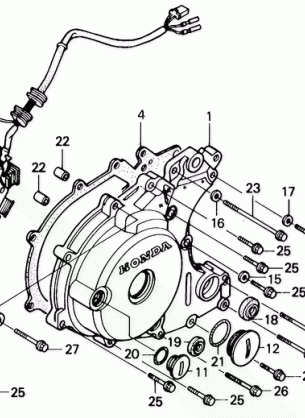 LEFT CRANKCASE COVER