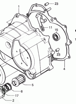 RIGHT CRANKCASE COVER