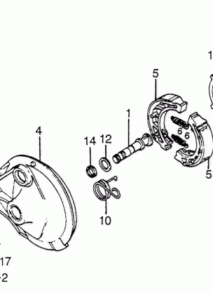 FRONT BRAKE PANEL