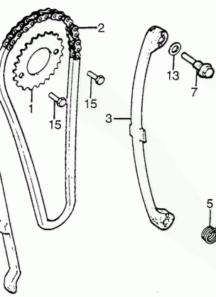 CAM CHAIN@TENSIONER