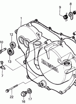 RIGHT CRANKCASE COVER