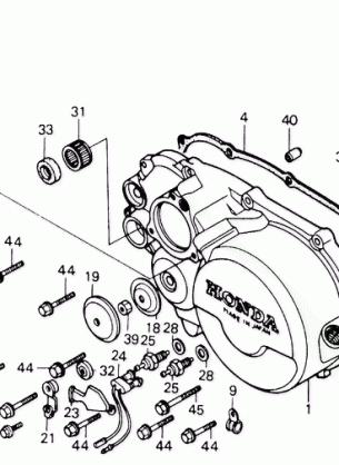 RIGHT CRANKCASE COVER