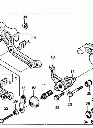 REAR BRAKE CALIPER