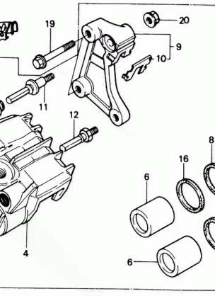 FRONT BRAKE CALIPER