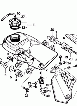 FUEL TANK                SEAT