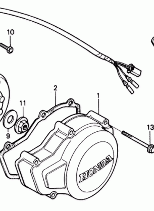 LEFT CRANKCASE COVER