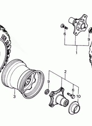 REAR WHEEL 8687