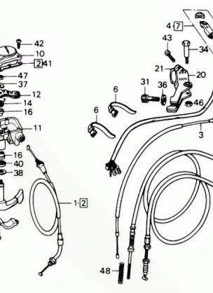 SWITCH@HANDLE LEVER@CABLE