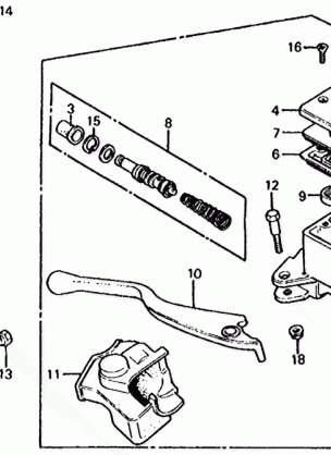 FRONT BRAKE MASTER CYL.