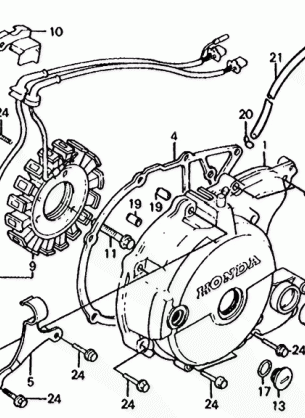 LEFT CRANKCASE COVER