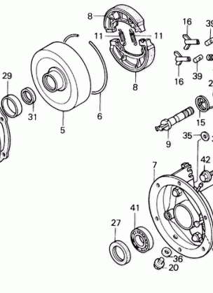 REAR BRAKE DRUM