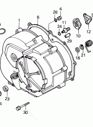 RIGHT CRANKCASE COVER