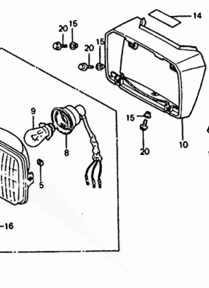 HEADLIGHT 83-85