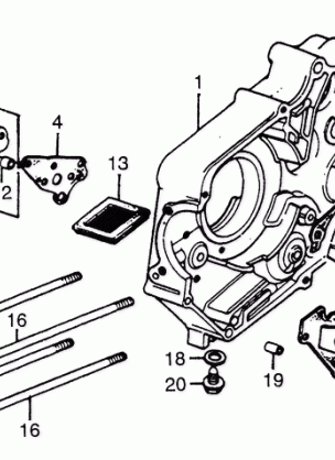 CRANKCASE@OIL PUMP