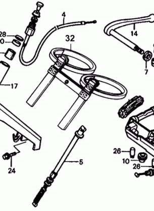 STEERING WHEEL@STEERING  SHAFT@CABLES