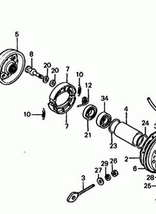 REAR BRAKE DRUM