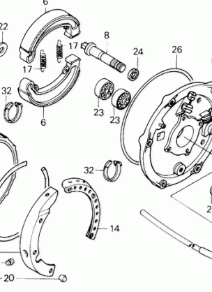 REAR BRAKE PANEL