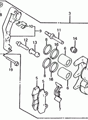 FRONT BRAKE CALIPER (1)