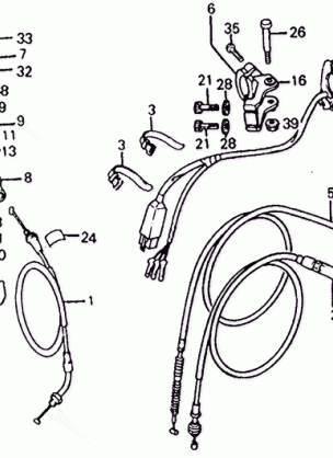 HANDLE LEVER@SWITCH@CABLE