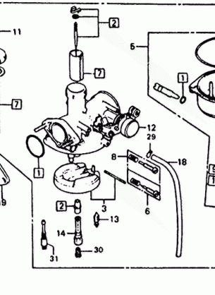 CARBURETOR 84-85